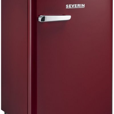 Severin RKS8831 Bordeauxrood retro koelkast